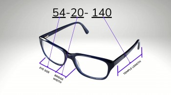 Understanding eyeglass frame numbers